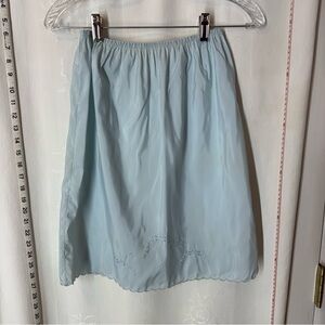 Vintage Blue Opera Half Slip